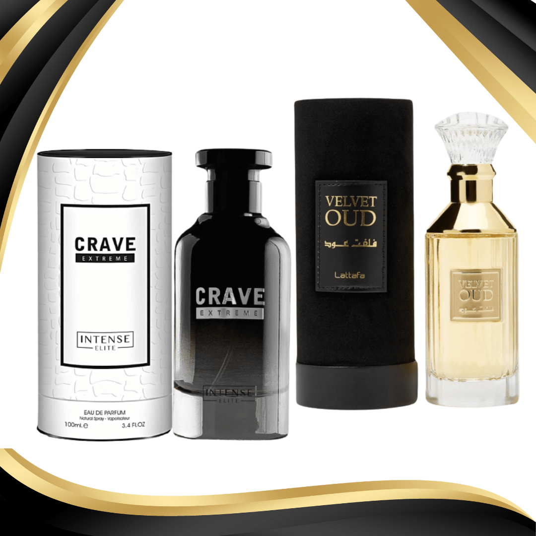 Collection For Men (2 Piece)  |EDP-100ML/3.4Oz|  Crave Extreme For Men and Velvet oud. - Intense oud