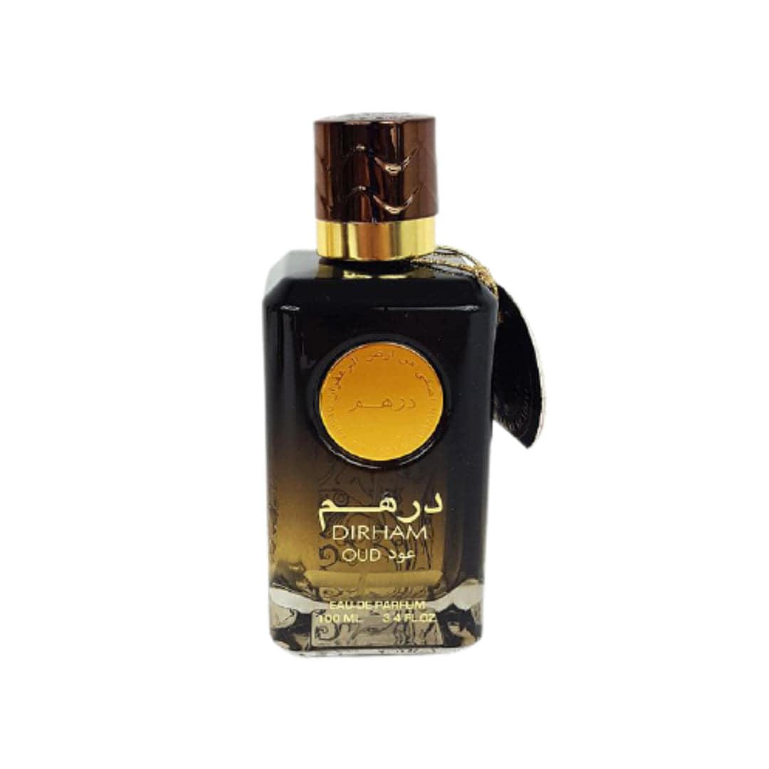 Dirham Oud EDP Unisex - 100mL (3.4oz) by Ard Al Zaafaran (WITH VELVET POUCH) - Intense oud