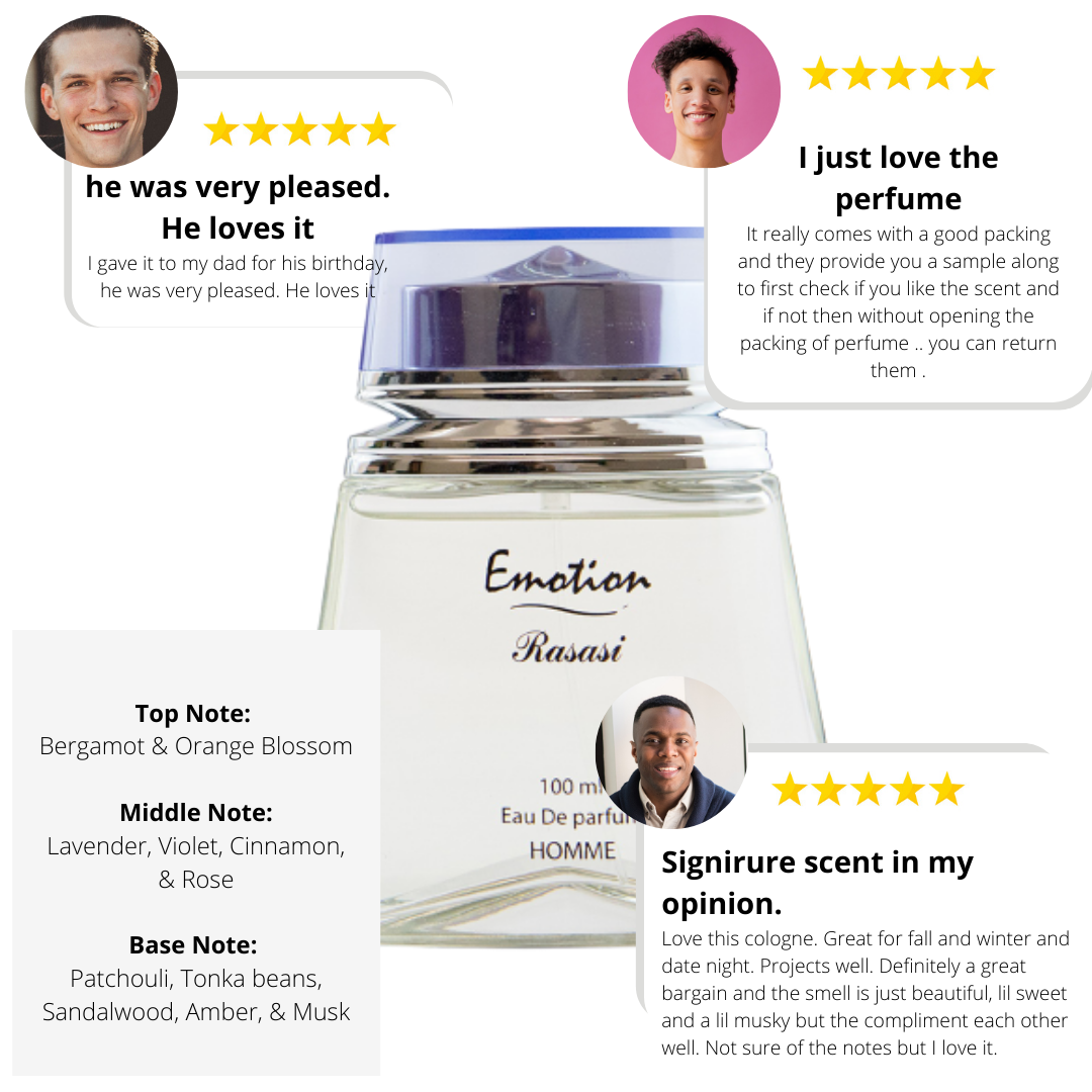 Aromatic 3 Men EDP Bundle - Emotion Men, Royale Blue Men, Hatem Blue - Intense oud