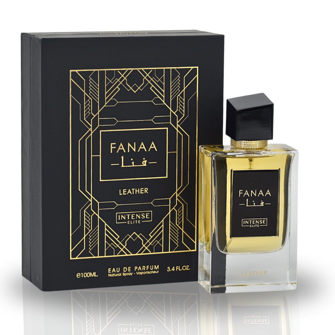 FANAA Leather for Men EDP - Eau De Parfum 100 ML (3.4 Oz) I By Intense Elite - Intense Oud