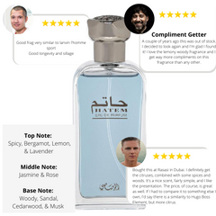 Aromatic 3 Men EDP Bundle - Emotion Men, Royale Blue Men, Hatem Blue - Intense oud