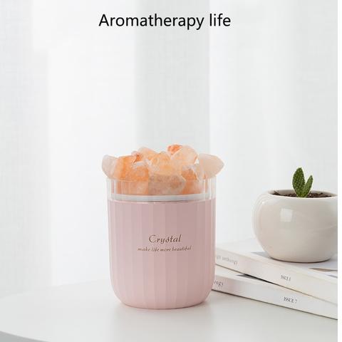 Pink Crystal Portable Aroma Therapy Humidifier - by Intense Oud - Intense oud