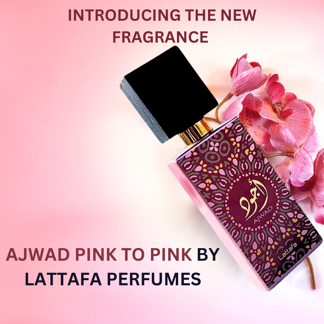 Ajwad Pink to Pink EDP 60ML (2.04 OZ) by Lattafa, Enchanting and Royal Scents, Long Lasting Perfumes for Men & Women