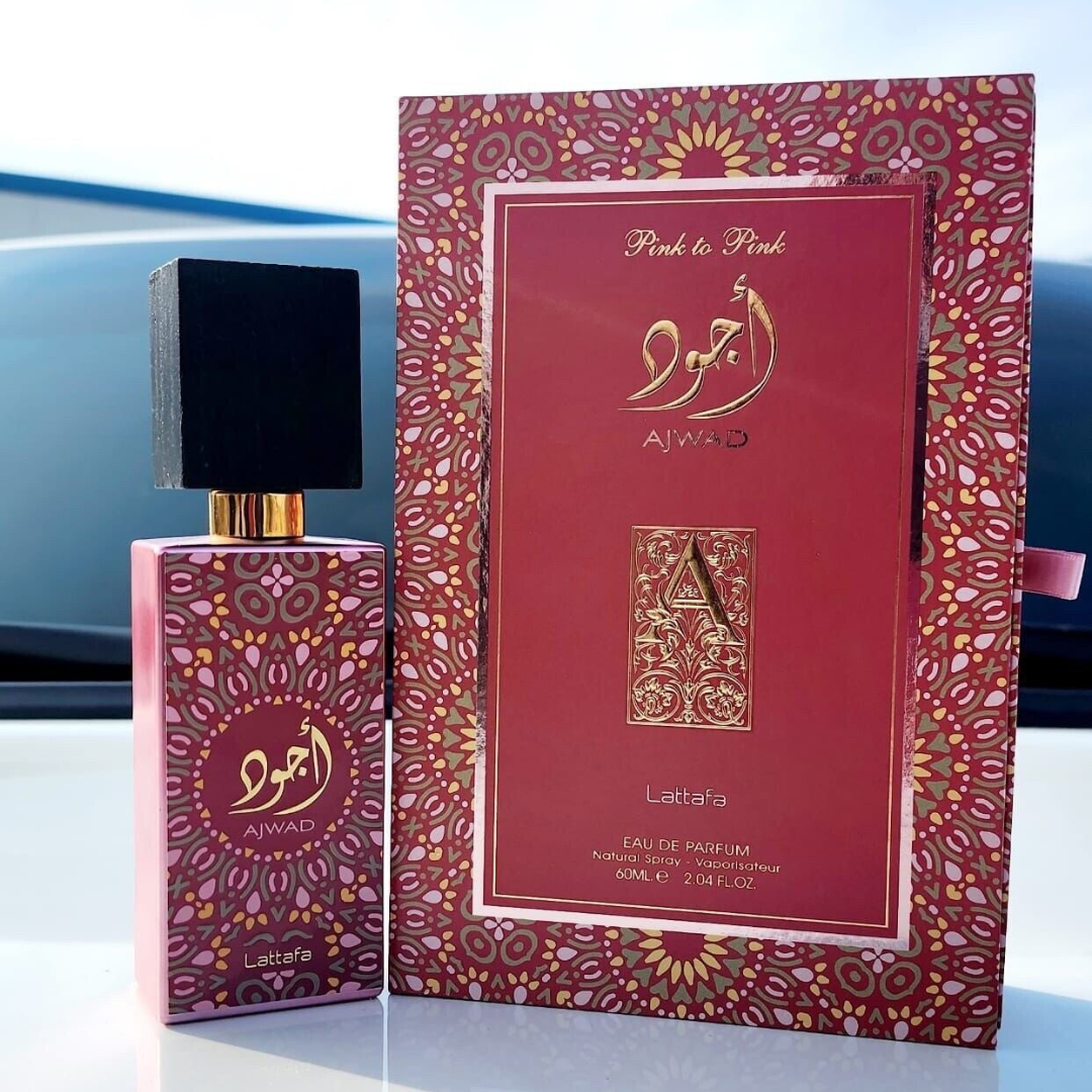 Ajwad Pink to Pink EDP 60ML (2.04 OZ) by Lattafa, Enchanting and Royal Scents, Long Lasting Perfumes for Men & Women