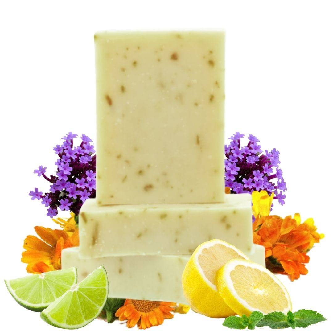 Lemon Verbena Handmade 58% Olive Oil Base Natural Soap - ~4 oz. by Intense Oud - Intense oud