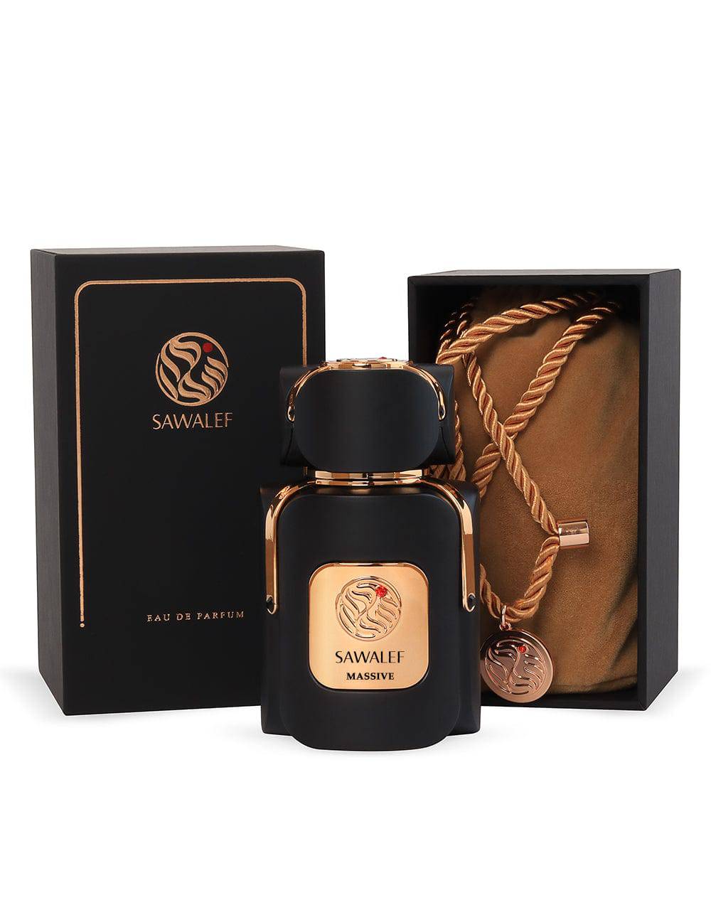 Massive Unisex EDP - 80 ML (2.7 oz) by Sawalef - Intense oud