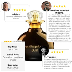 Oody Woody 3 Fragrances EDP Bundle-Shaghaf Oud Aswad, Dhan Al Oudh Al Nokhba, Faqat Lil Rijal - Intense oud