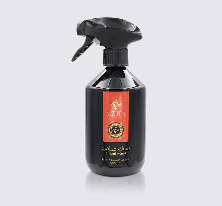 Omani Musk Room & Linen Freshener |500ml-16.90 Oz| By Azha - Intense Oud