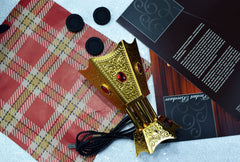 Metalic Ruby Gold Hexagon Shaped Electric Incense Bakhoor Burner by Intense Oud - Intense oud