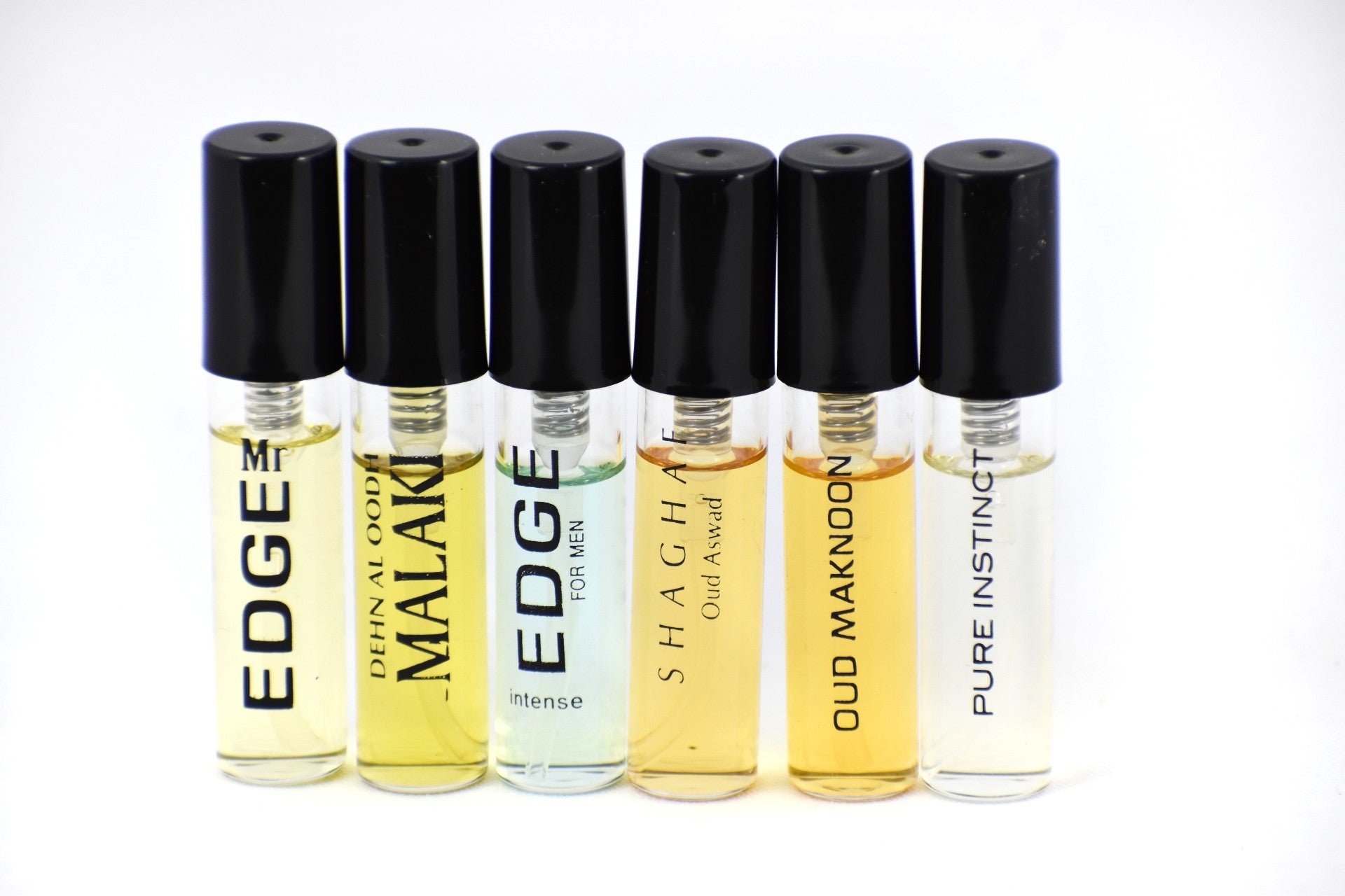 6 SA Sample-Edge & Intense Men, Malaki, Shaghaf Aswad, Maknoon, Pure I ...