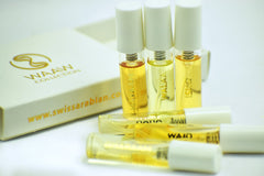 Waaw Series 6 Pack Swiss Arabian Sample Packet - Hayaam, Walaa, Ishq, Hawa, Wajd, Gharaam - Intense oud