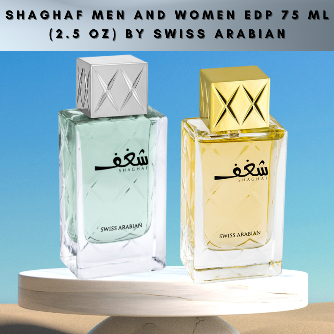 Shaghaf Men and Women Xtra Value Pack EDP - 75 ML (2.5 oz) by Swiss Arabian