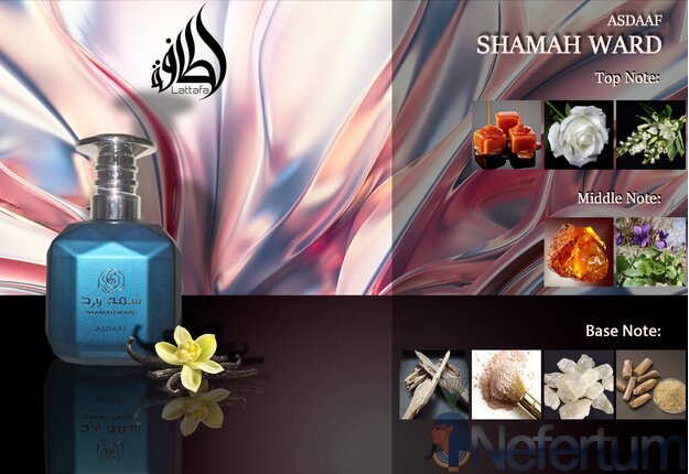 Shamah Ward EDP 100ML (3.4Oz) By Asdaaf - Intense oud