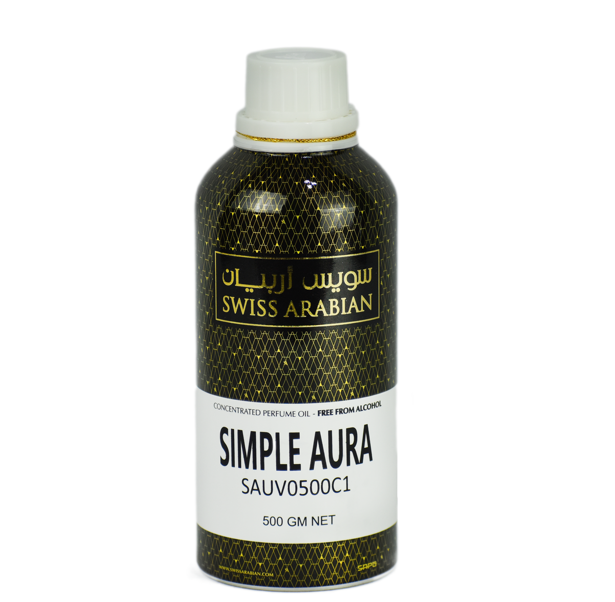 Simple Aura 500 Gram (Lose Oil Bottle) By Swiss Arabian