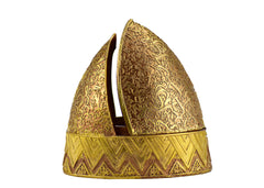 Calligraphy Arched Beehive Dome Style Closed Incense Bakhoor Burner - Gold - Intense oud