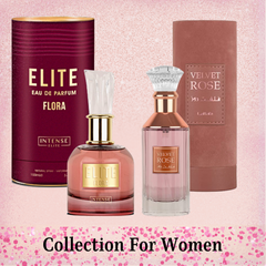 Collection For Women (2 Piece) |Eau De Parfum-100 ML (3.4 Oz)| Elite Flora & Velvet Rose. - Intense Oud