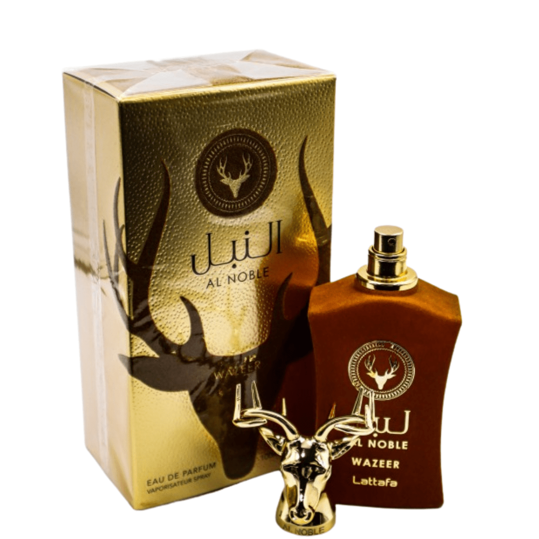 Al Noble Wazeer EDP - 100ML (3.4Oz) by Lattafa – Intense Oud Al Noble Wazeer EDP - 100ML (3.4Oz) by Lattafa – Intense Oud