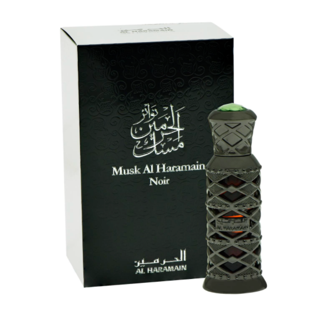 Musk Al Haramain Noir Perfume Oil-12ml (0.5 oz) by Al Haramain - Intense Oud