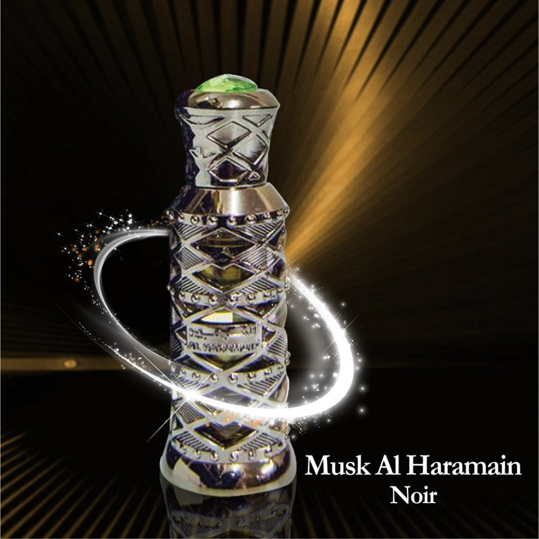 Musk Al Haramain Noir Perfume Oil-12ml (0.5 oz) by Al Haramain - Intense Oud