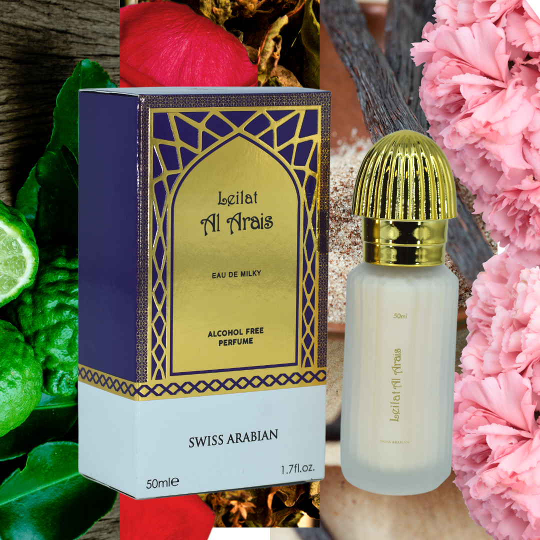 Leilat Al Arais Eau De Milky - 50 ML (1.7 oz) by Swiss Arabian - Intense Oud