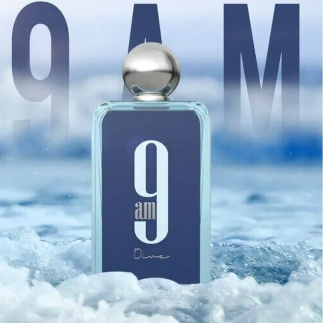 9AM Dive EDP - 100ML (3.4Oz) By Afnaan - Intense oud