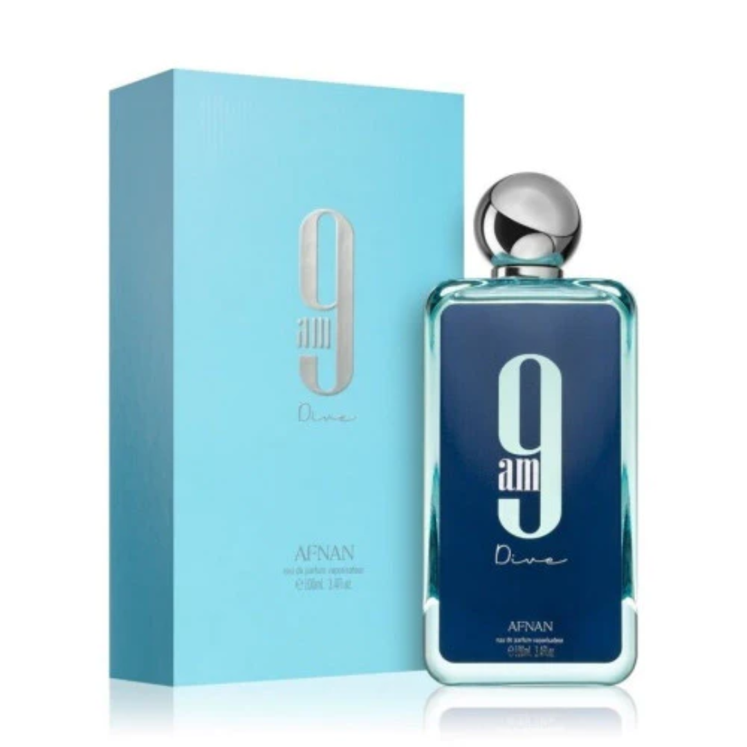 9AM Dive EDP - 100ML (3.4Oz) By Afnaan - Intense oud