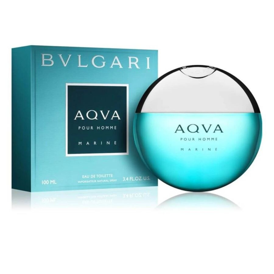 Aqva Pour Homme Marine EDT-100ML (3.4Oz) by Bvlgari - Intense oud