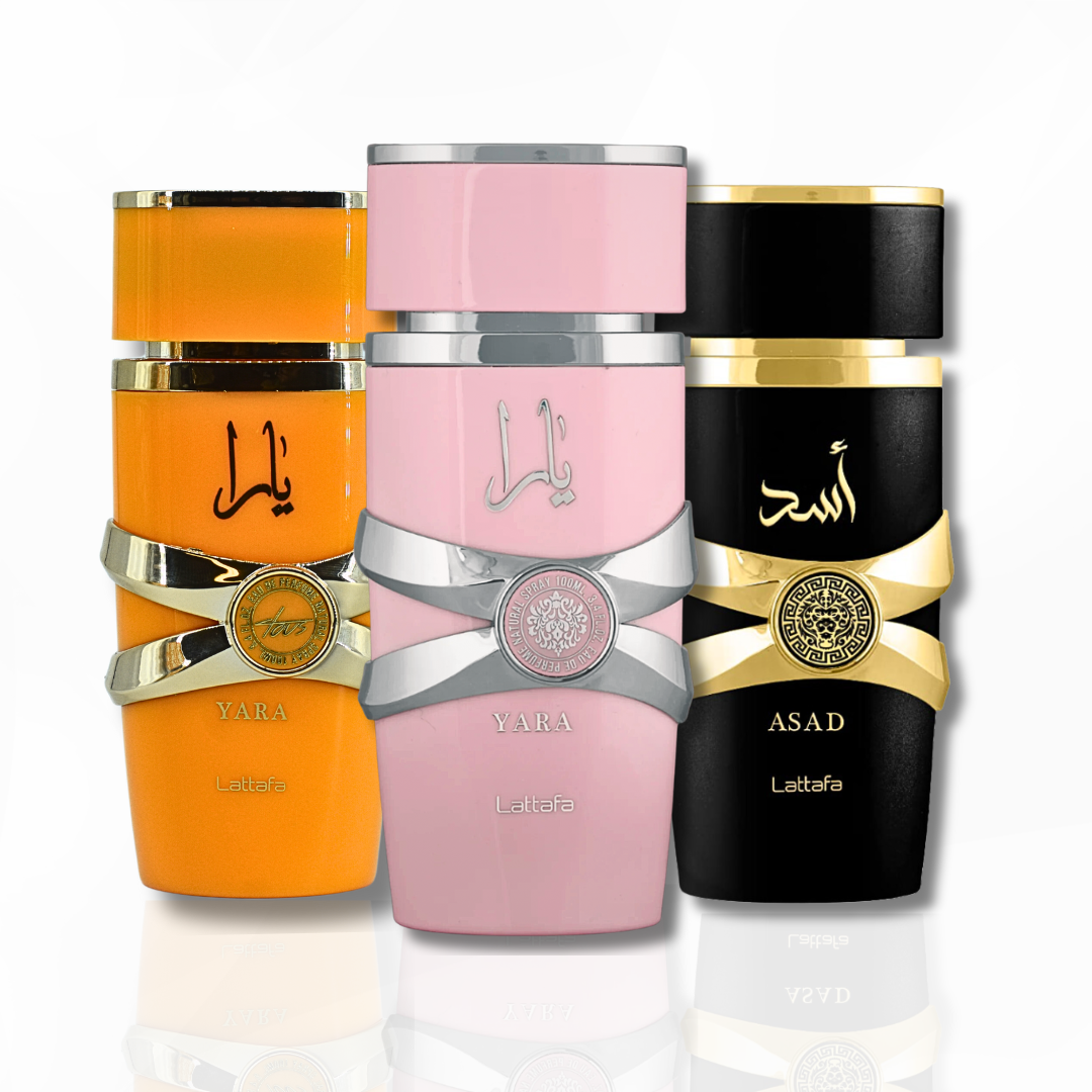 Yara, Yara Tous, & Asad EDP - 100Ml (3.4Oz) By Lattfa Perfumes - Intense Oud