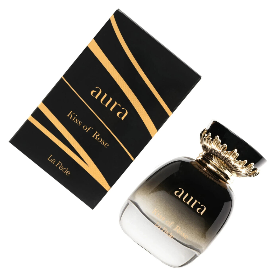 AURA KISS OF ROSE EDP - 100ML (3.4oZ) LA FEDE BY KHADLAJ - Intense Oud