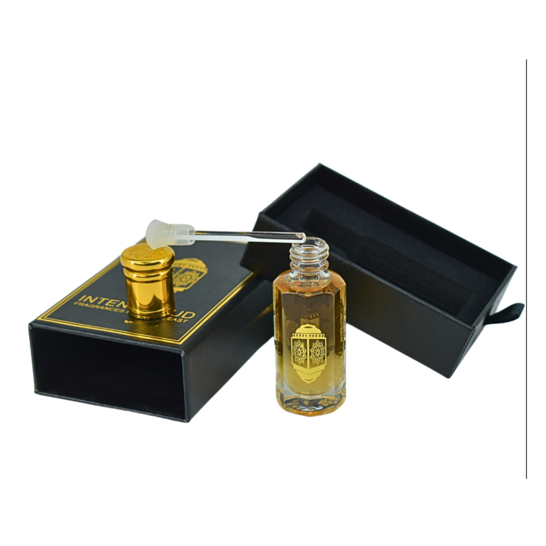 Attar Full Men Perfume Oil 12ml(0.40 oz) with Black Gift Box INTENSE OUD - Intense Oud