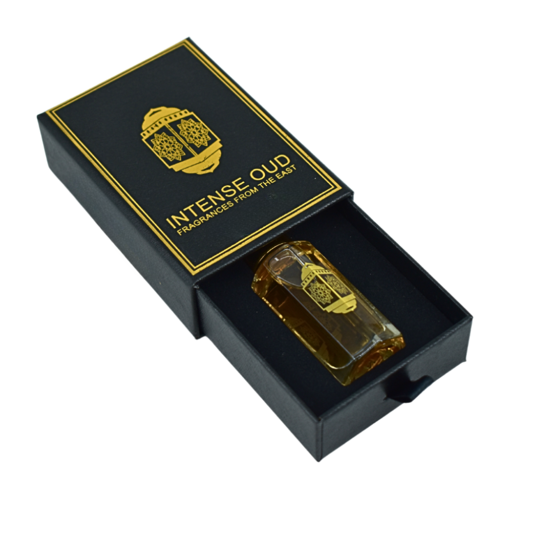 Attar Full Men Perfume Oil 12ml(0.40 oz) with Black Gift Box INTENSE OUD - Intense Oud