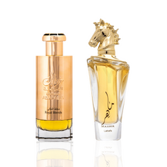 Khaltaat Al Arabia Royal Blend & ﻿Maahir EDP - 100ML(3.4 oz) by Lattafa Perfumes - Intense Oud