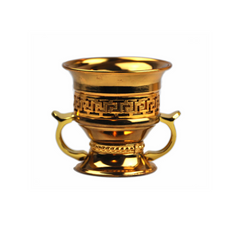 Arab Incense Bakhoor Burner Golden - 4 inch by Intense Oud - Intense Oud