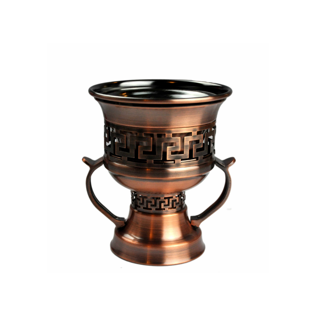 Arab Incense Bkahoor Burner Rustic - 6 inch by Intense Oud - Intense Oud