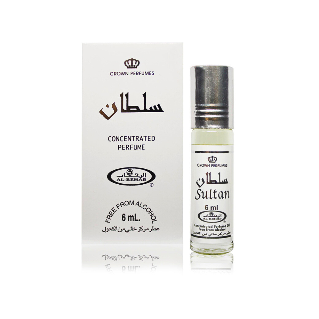 Sultan-6ml (.2oz) Roll-on Perfume Oil by Al-Rehab (Box of 6) - Intense Oud