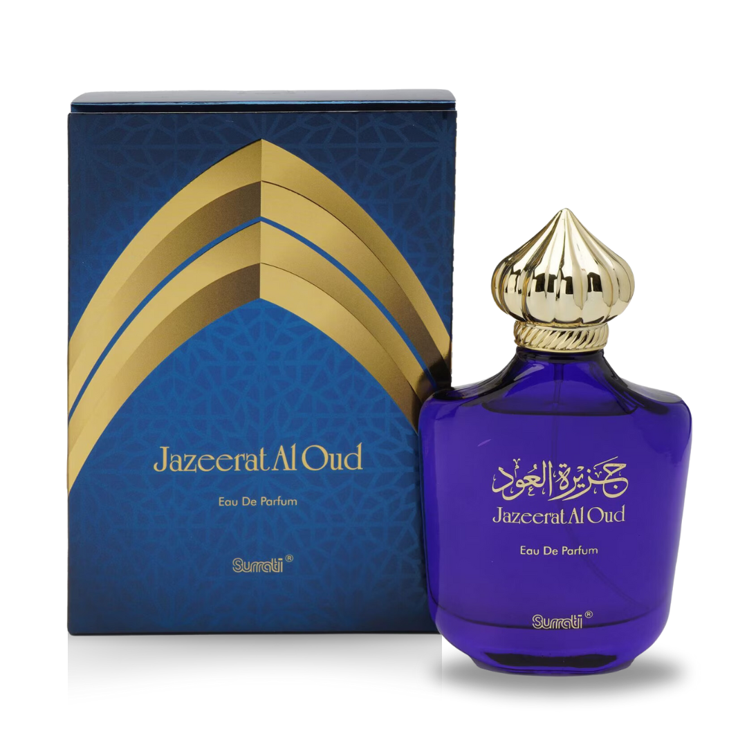 Jazeerat Al Oud EDP 100ML (3.4 OZ) by SURRATI, Exotic Fragrances for Men & Women. - Intense Oud