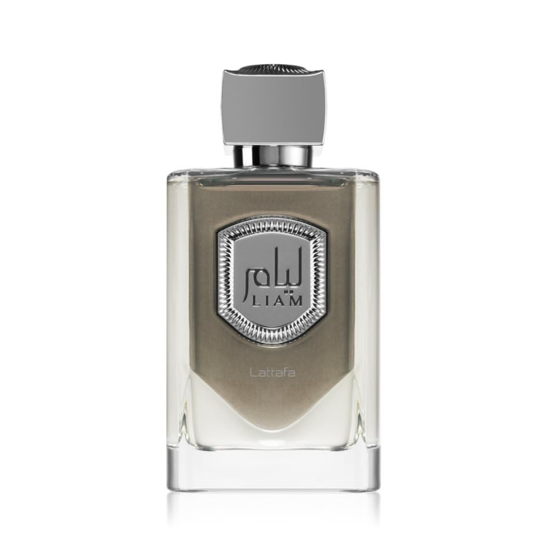 Liam Grey EDP Spray 100ML (3.4 OZ) by Lattafa, Refreshing and Aromatic Fragrances for Men & Women. - Intense Oud