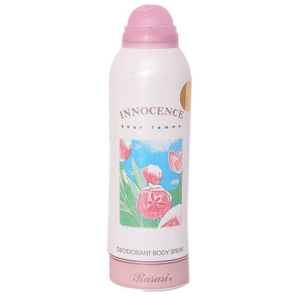 Innocence for Women Deodorant - 200ML (6.7oz) by Rasasi - Intense oud