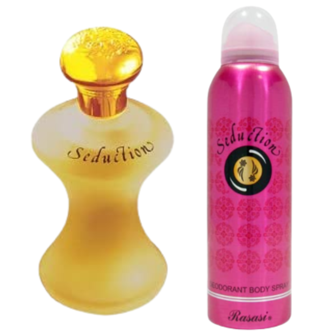 Seduction Perfume edp 60ML (2.0 oz) with Deodorant - 200ML (6.7 oz) I by  Rasasi