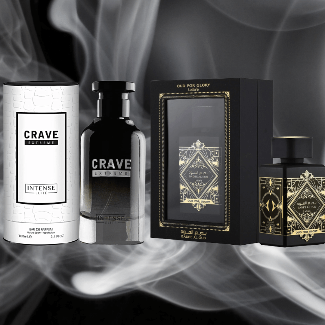 Collection For Men (2 Piece) | Bade'e Al Oud for Glory EDP - 100ML (3.4 oz) Crave Extreme For Men I By Intense Elite - Intense oud