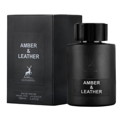 Amber & Leather For Men |EDP-100ML/3.4Oz| By Maison Alhambra - Intense Oud