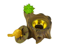 Wooden Tree Bird Incense Bakhoor Burner - 5 in. - Butternut - Intense oud