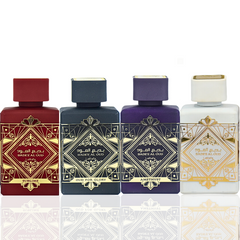 Bade'e Al Oud for Glory,Badee Al Oud Amethyst,Bade'e Al Oud Sublime & Bade’e Al Oud Honor & Glory EDP - 100ml (3.4 oz) By Lattafa Perfumes - Intense Oud