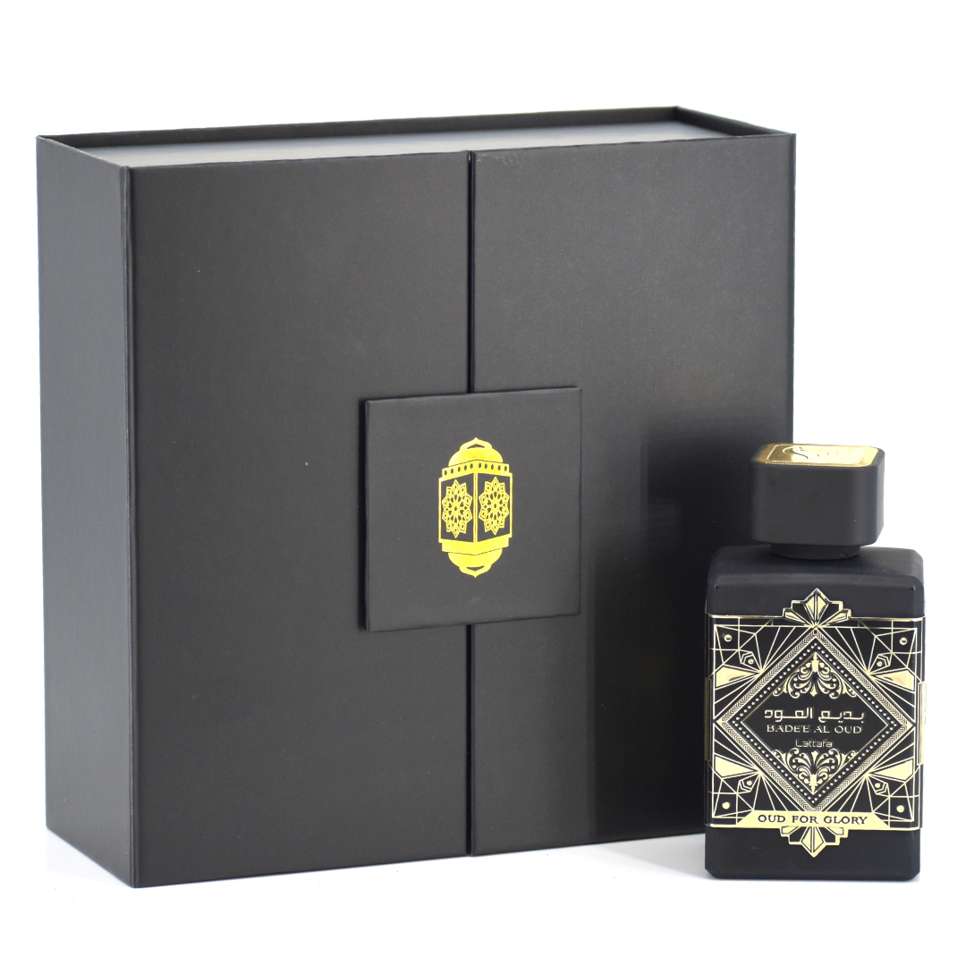 Bade'e Al Oud for Glory Gift Set With Box For Men |EDP-100ml| by Lattafa - Intense Oud