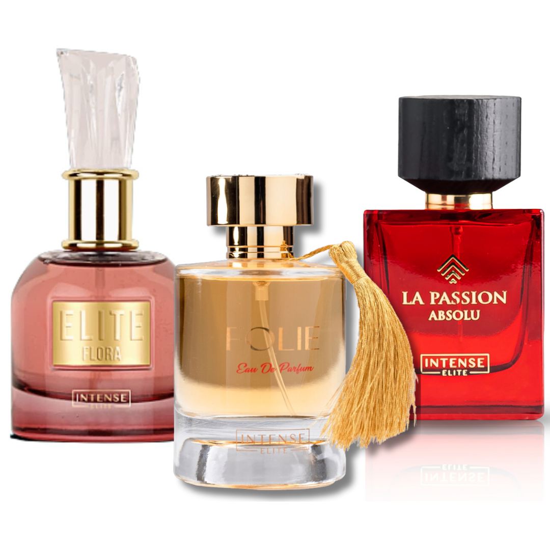 Best Collection For Women La Passion Absolu,Elite Flora & Folie EDP - 100Ml (3.4Oz) By Intense Elite.