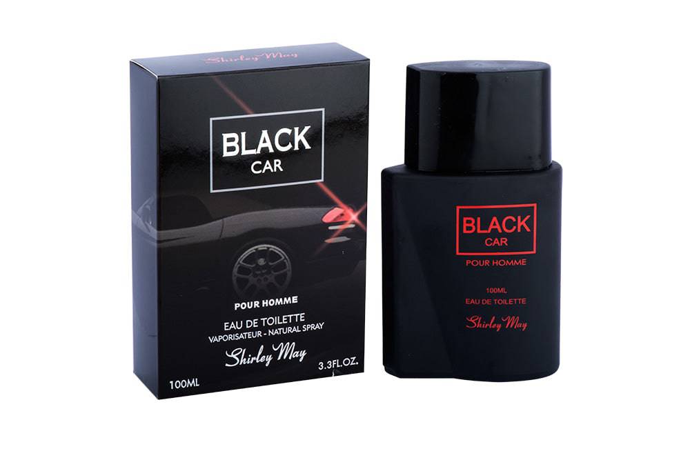 Black Car for Men EDT - 100 ML by Shirley May (WITH POUCH) - Intense oud