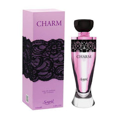 Charm for Women EDP - 100 ML (3.4 oz) by Sapil (BOTTLE WITH VELVET POUCH) - Intense oud