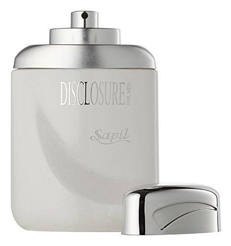 Disclosure White for Men EDT- 100 ML (3.4 oz) by Sapil (BOTTLE WITH VELVET POUCH) - Intense oud