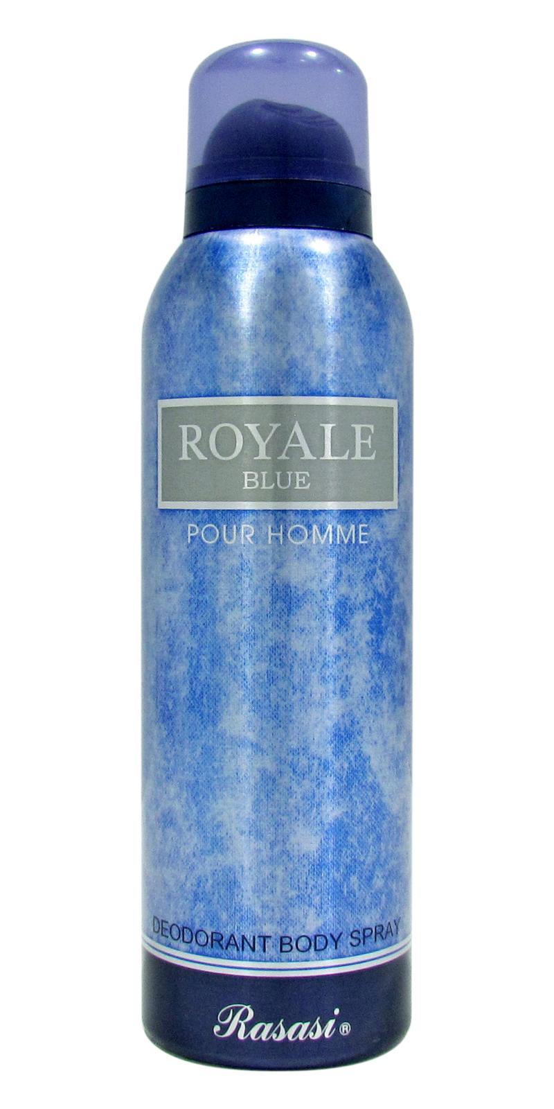 Royale Blue for Men Deodorant - 100ML (6.7 oz) by Rasasi - Intense oud