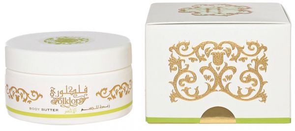 Folklory Akhdar Body Butter - 200 ML (6.8 oz) by Rasasi - Intense oud